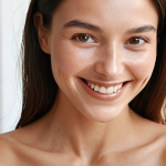 **Image Prompt:** A woman with radiant skin smiles confidently after a gentle AHA peel, showcasing a refined skin texture and even tone. Soft, natural lighting emphasizes the healthy glow. The background is a modern, minimalist Parisian apartment. Focus on capturing the skin's luminosity and overall sense of well-being.