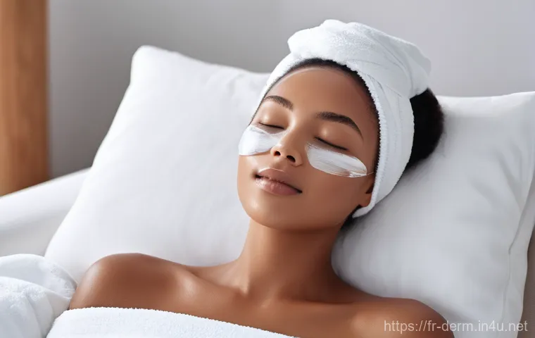 피부 보습 관리 방법 - **Prompt 2: The Art of Gentle Skincare Routine**
    "A person, gender-neutral, in their late 20s, w...